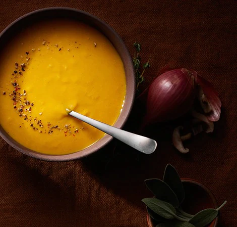 Coconut Red Curry Squash Soup