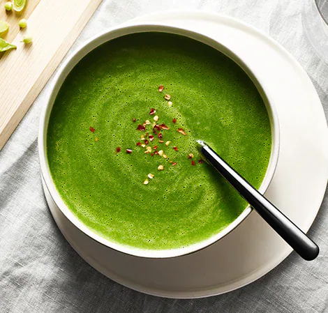 Vegan Pea and Kale Soup