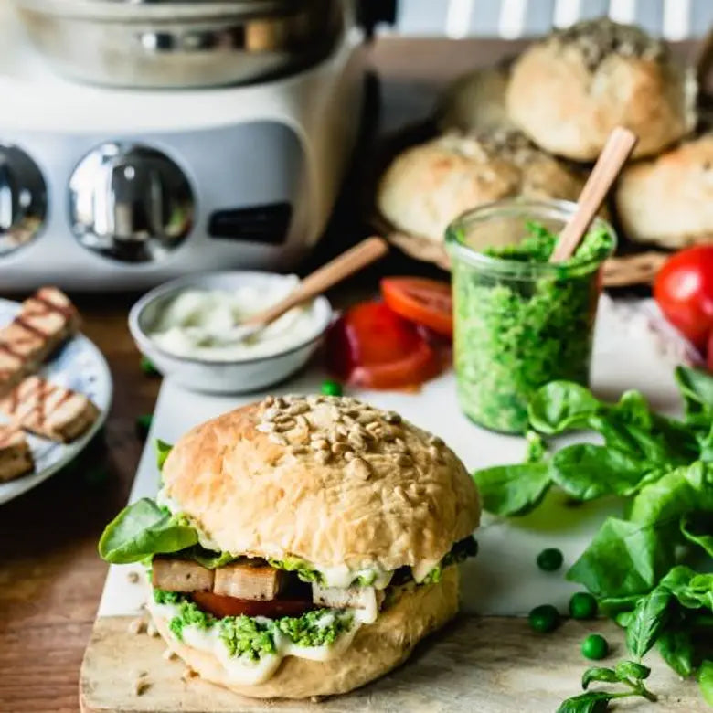 Homemade burger buns