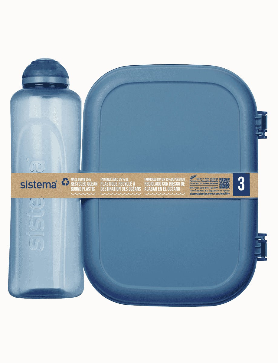 Sistema OBPP 1100ml Ribbon Lunch with Mini Bite & 480ml Swift Bottle Pack