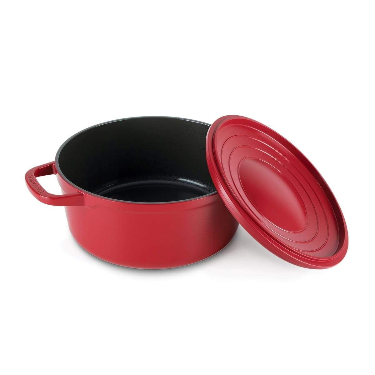 Greenpan Featherweights 24cm Casserole with Lid- Scarlet Red