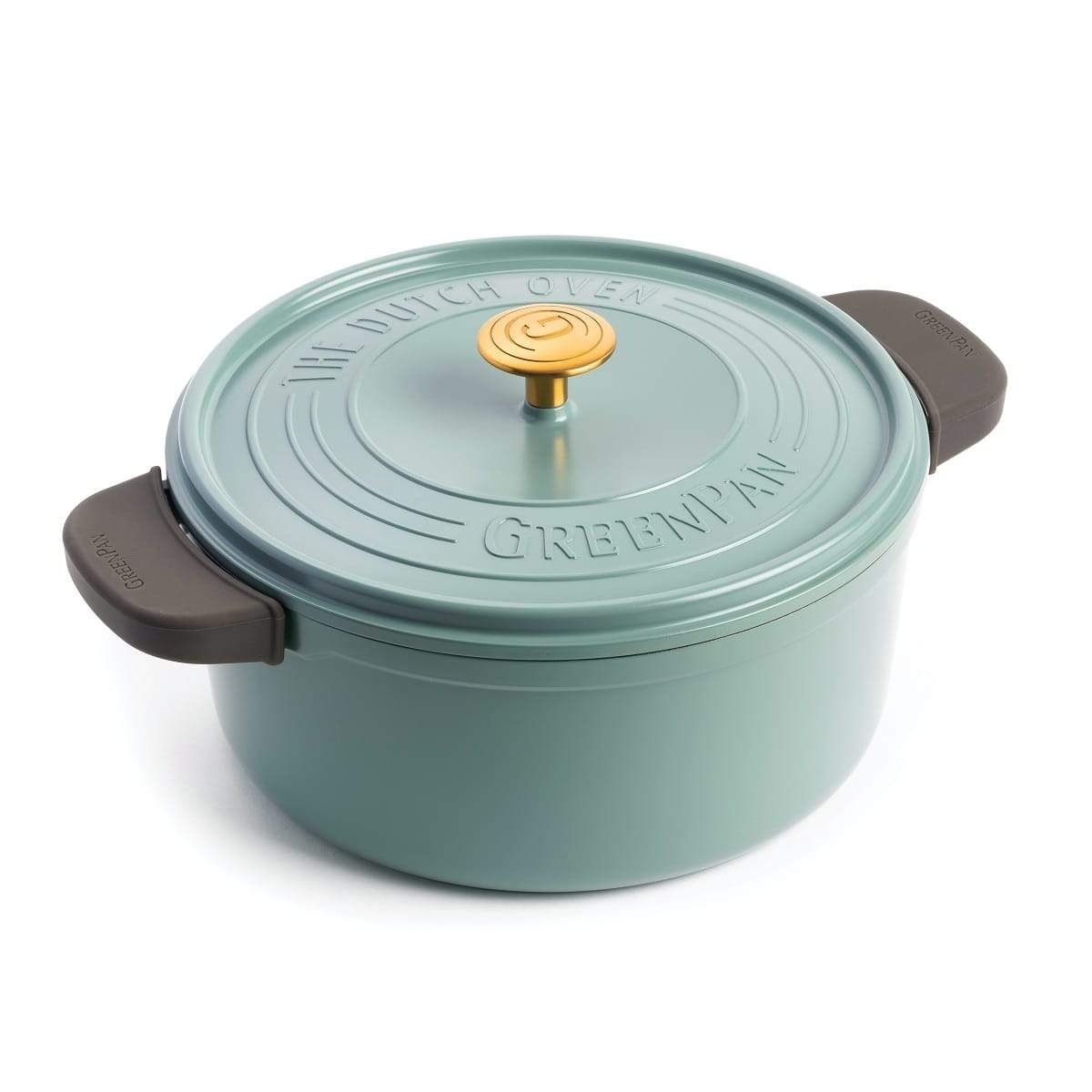 Greenpan Featherweights 24cm Casserole with Lid- Smokey Sky Blue