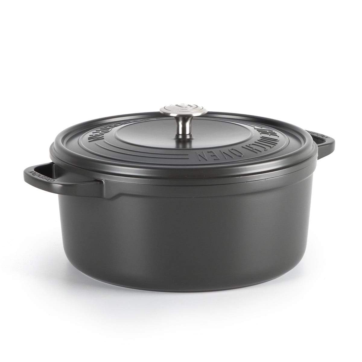 Greenpan Featherweights 28cm Casserole with Lid-Browny Black