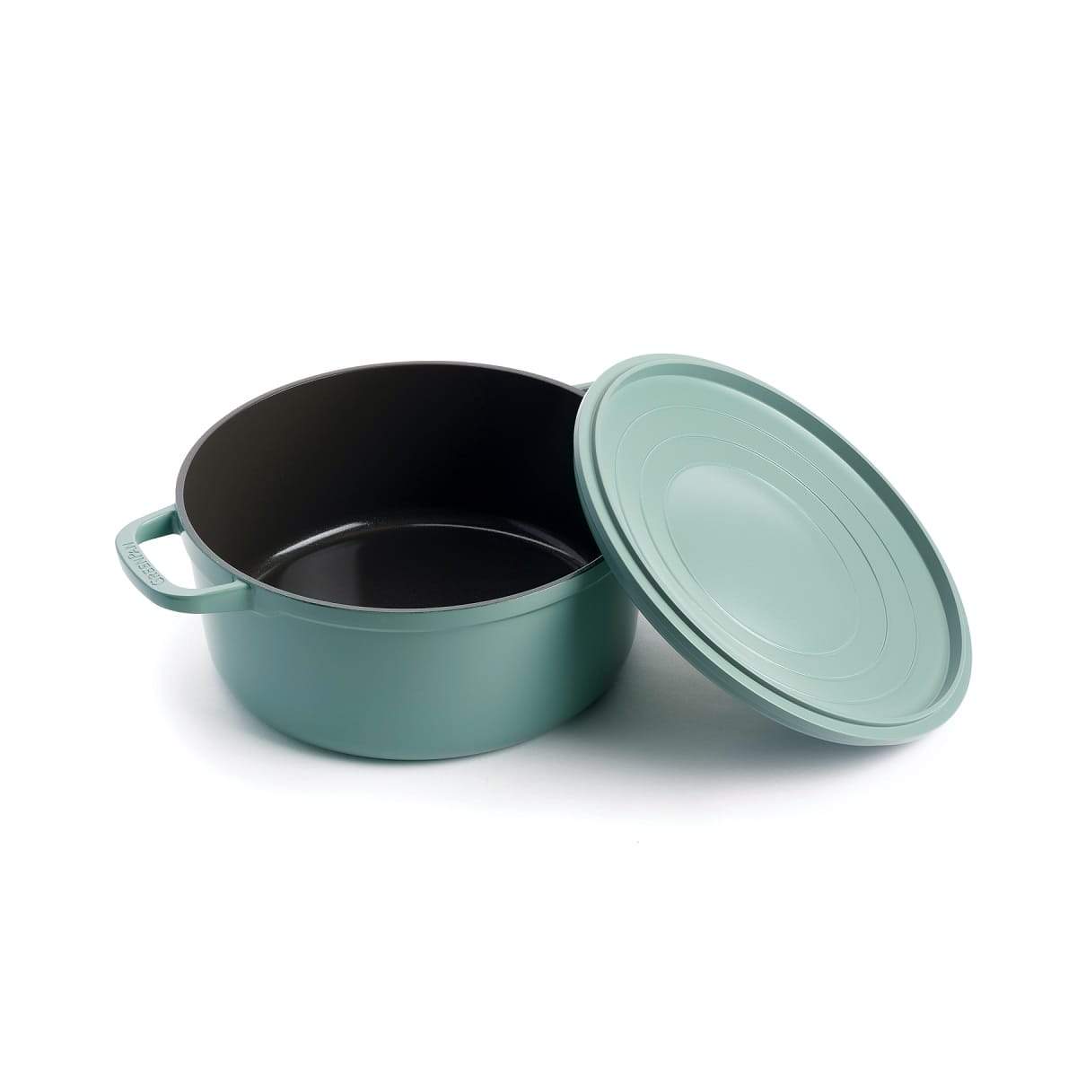 Greenpan Featherweights 28cm Casserole with Lid- Smokey Sky Blue