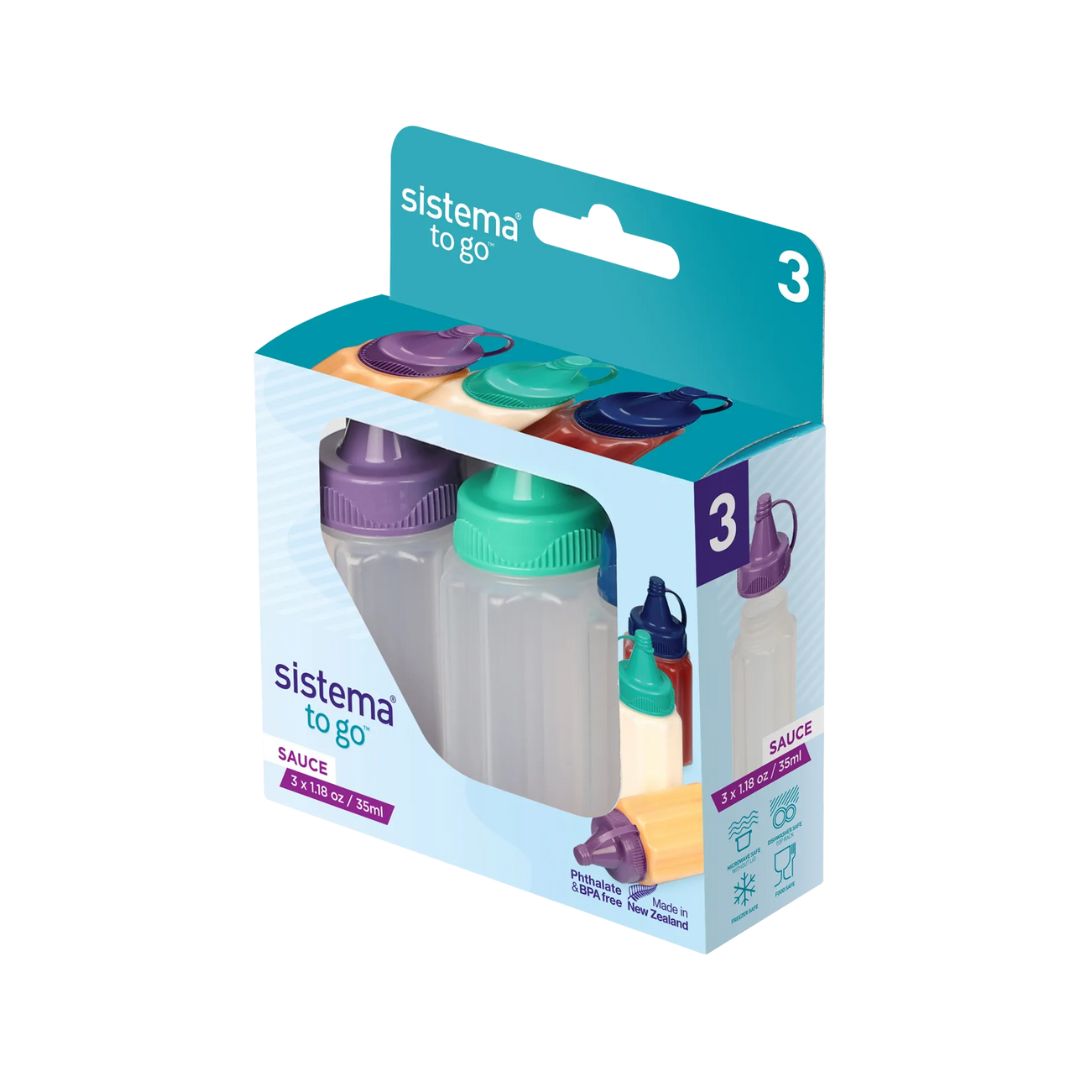 SISTEMA SAUCE POT TO GO (3 PACK)