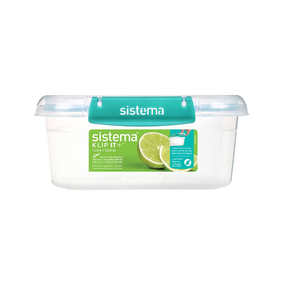 Sistema Klip It Minty Teal 1L Rectangle