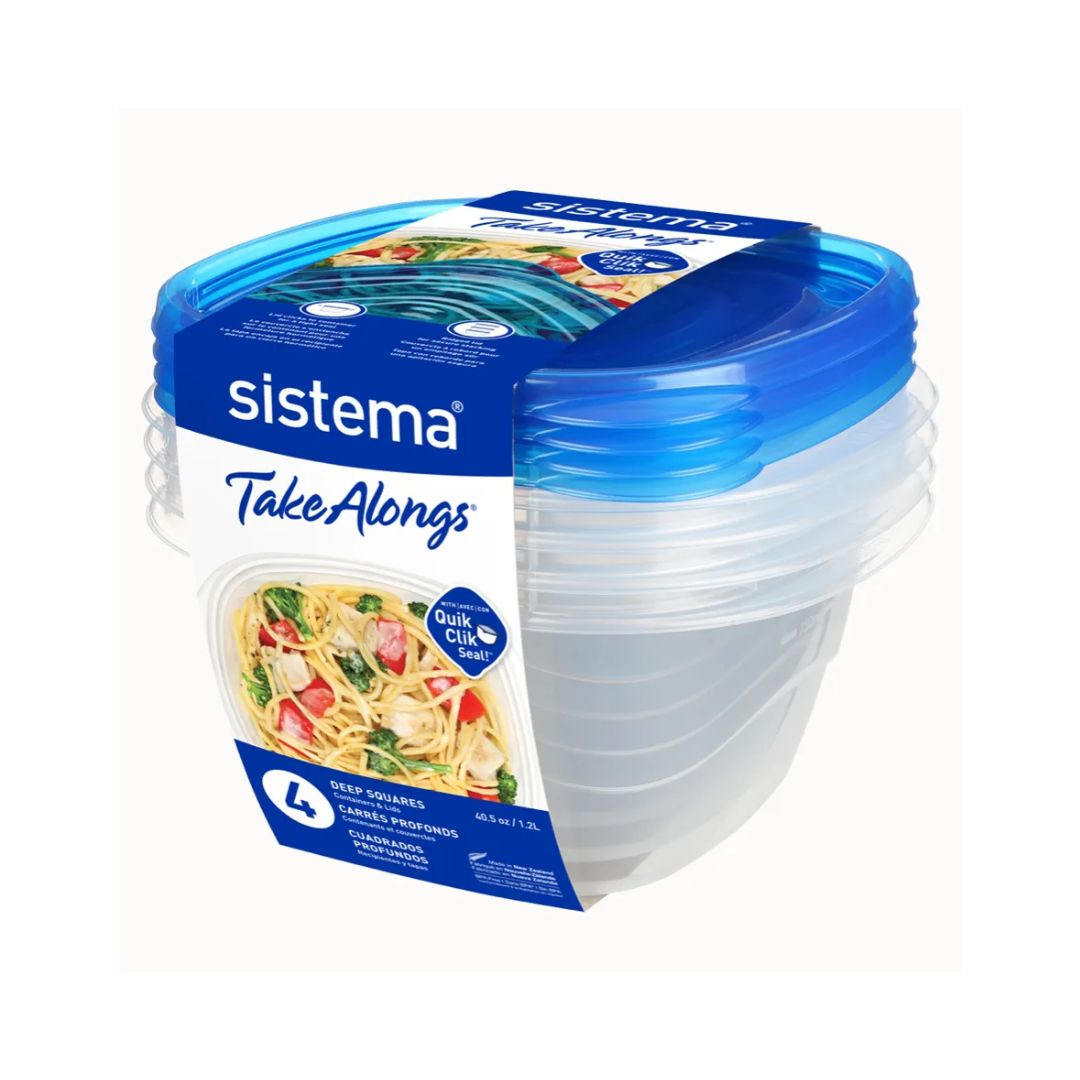 Sistema TAKEALONGS 1.2L DEEP SQUARE 4PACK
