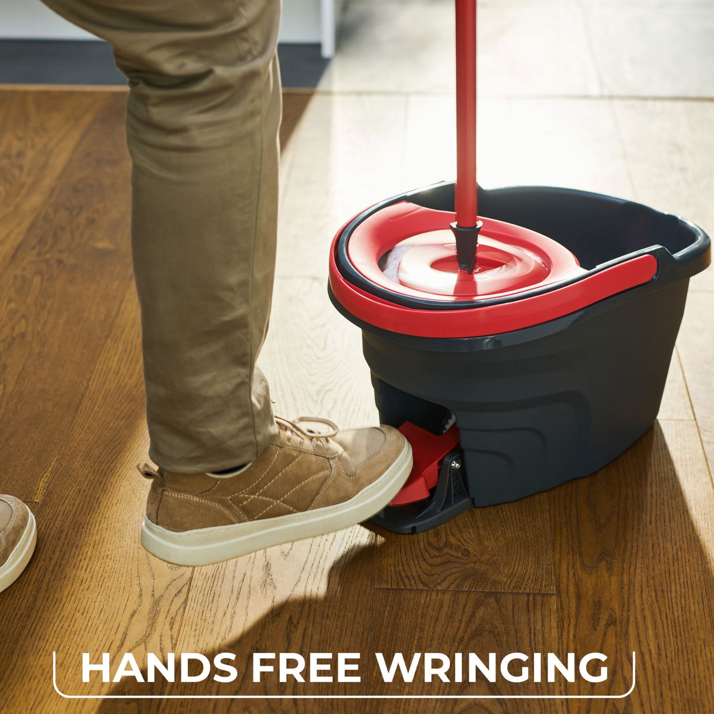 Vileda Easy Wring & Clean Turbo Spin Mop (with extra 2 mop heads)