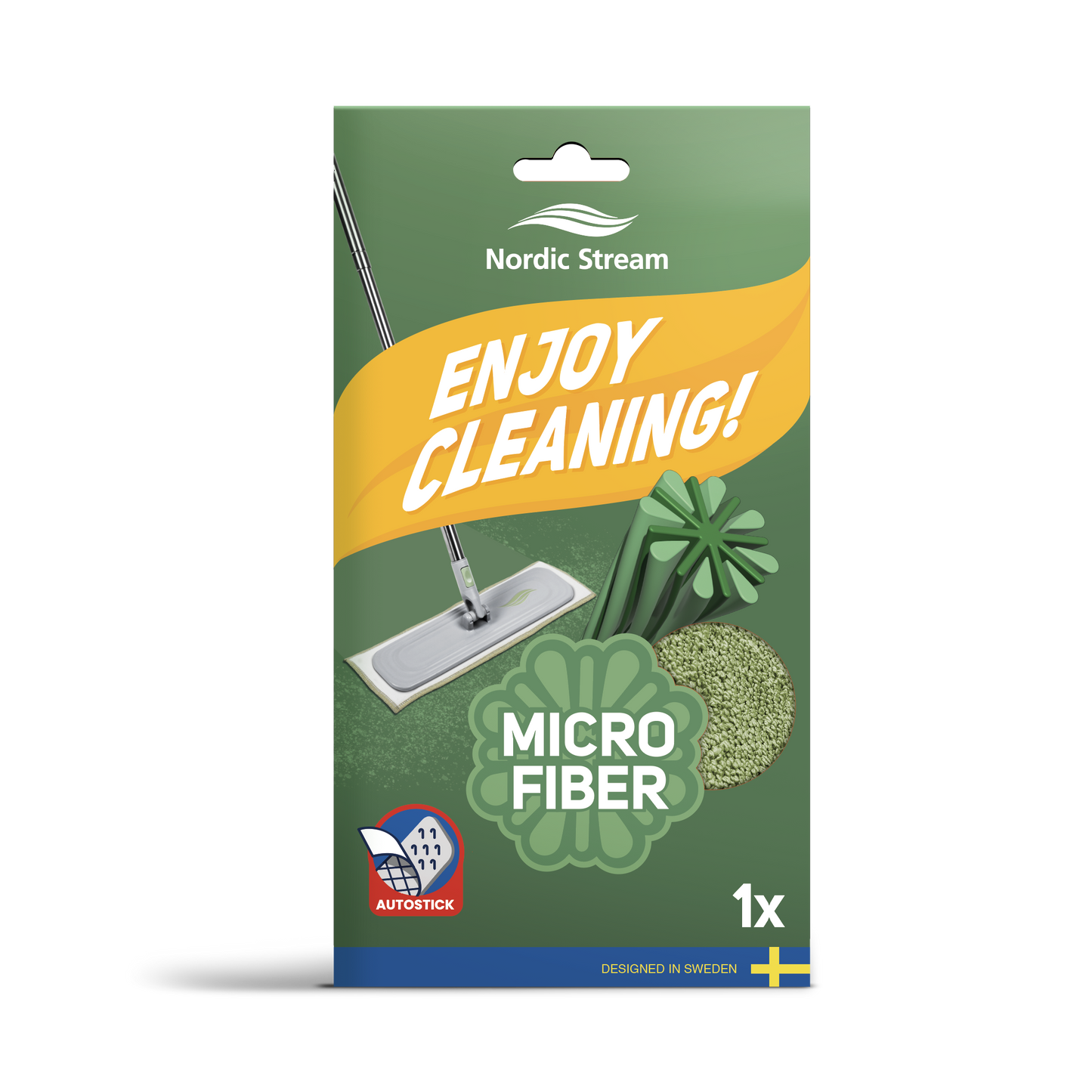 Nordic Stream Streamy Refill Microfibre Mop 1pc