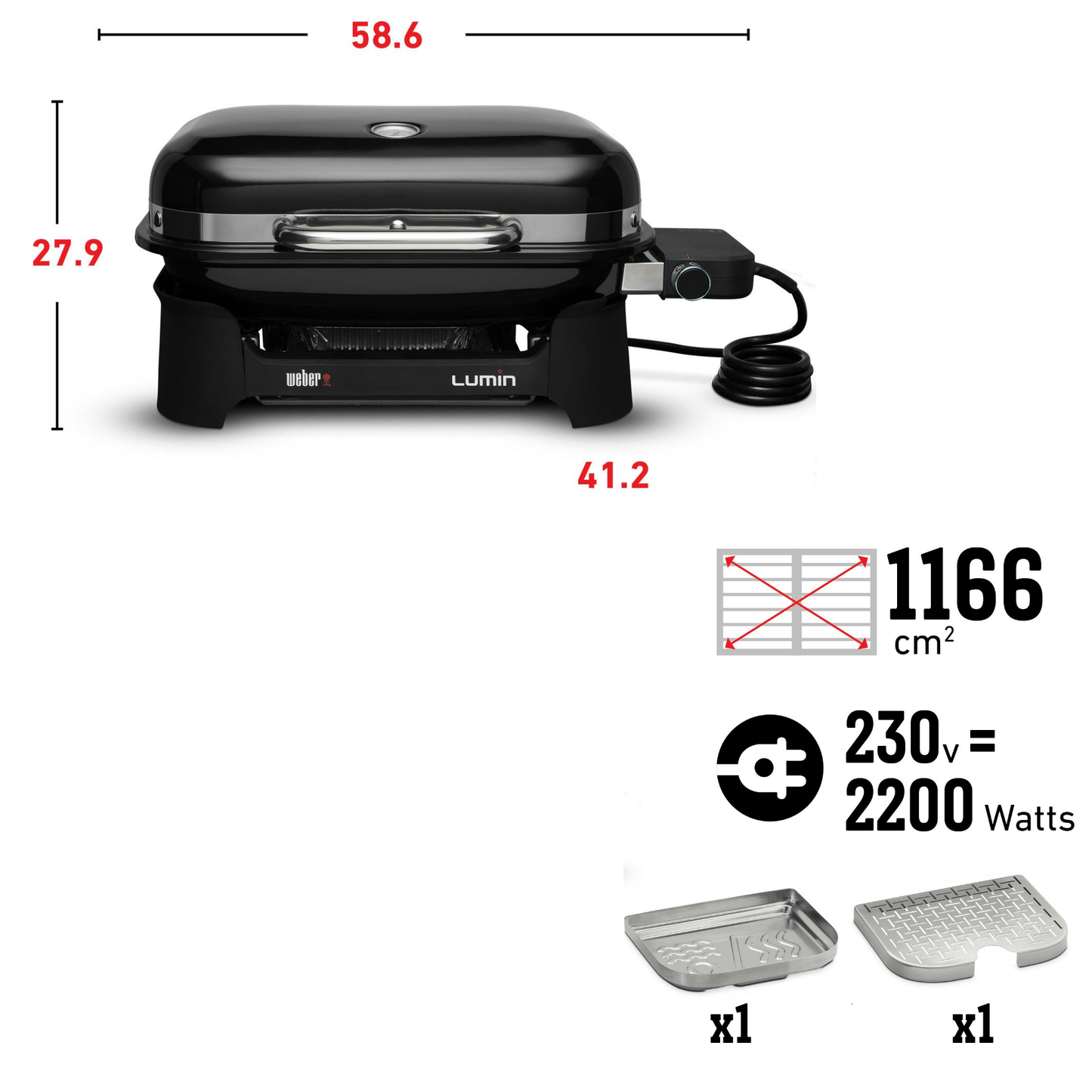Weber Lumin Compact Electric Grill [Coming Soon]