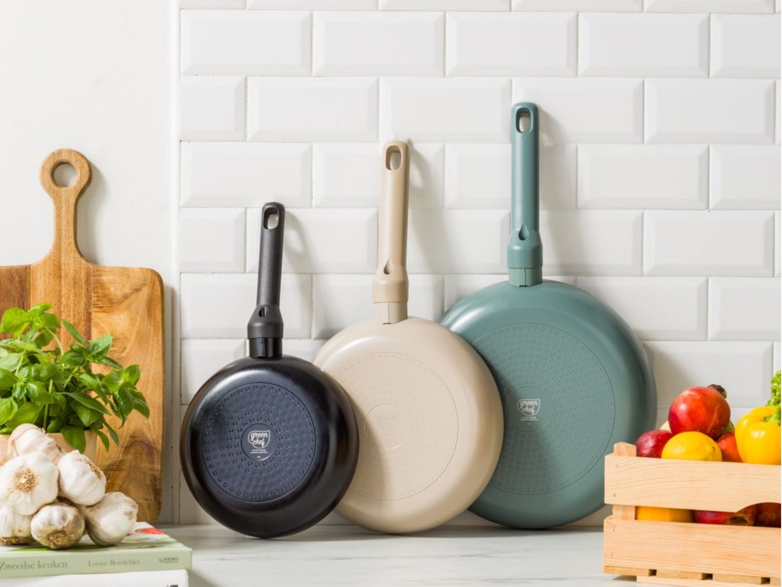 GreenChef Tones 18 cm Covered Saucepan – 2.03 L