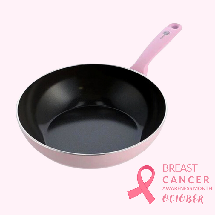 GreenPan Torino Pink 28 cm Open Wok – 3.6 L
