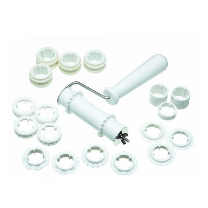Plastic Icing Cutter & Embosser Set – 27 Pieces