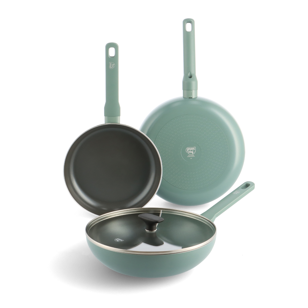 Greenpan Green Chef Tones Deep Frypan