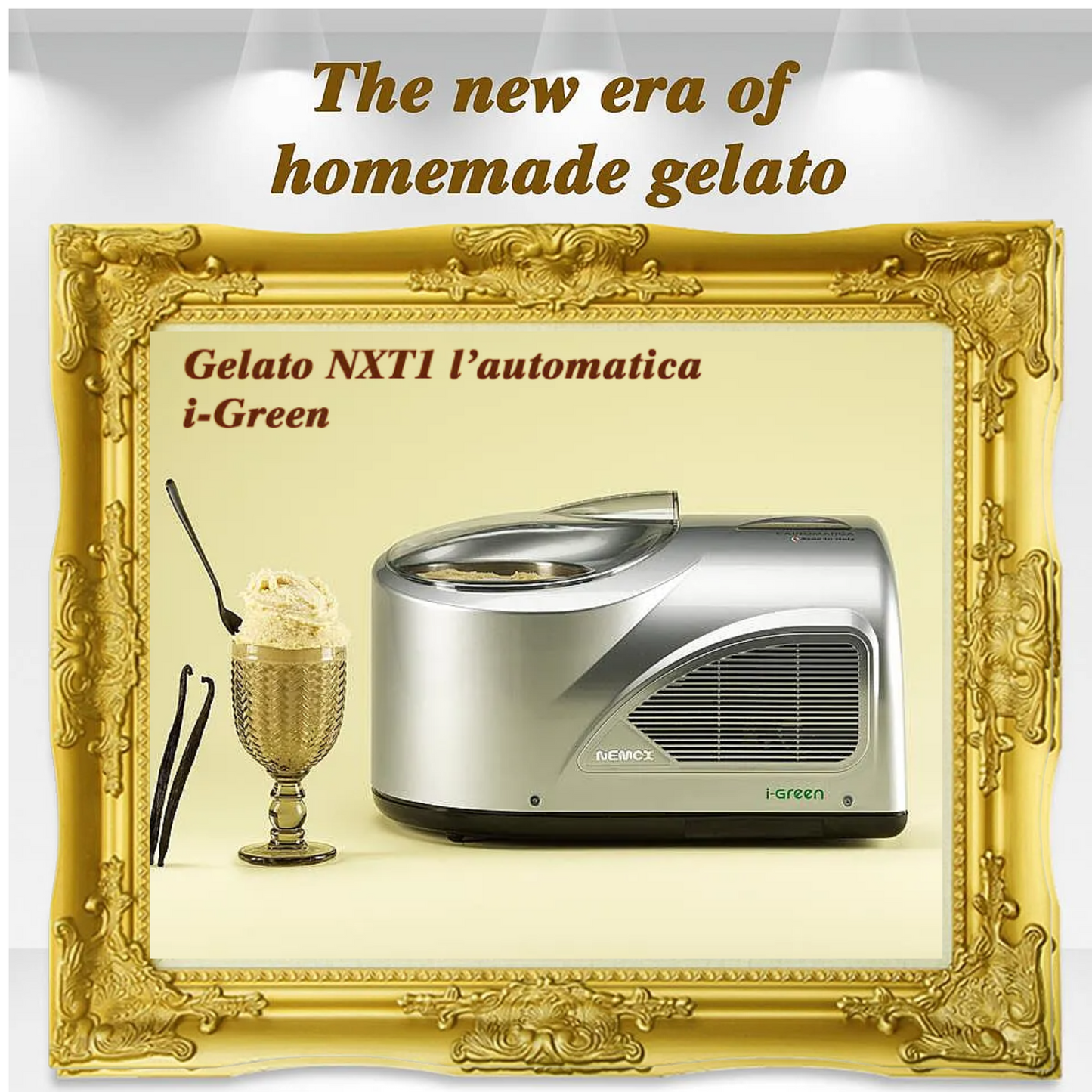 Nemox Gelato NXT1 L’Automatica i-Green (Silver)