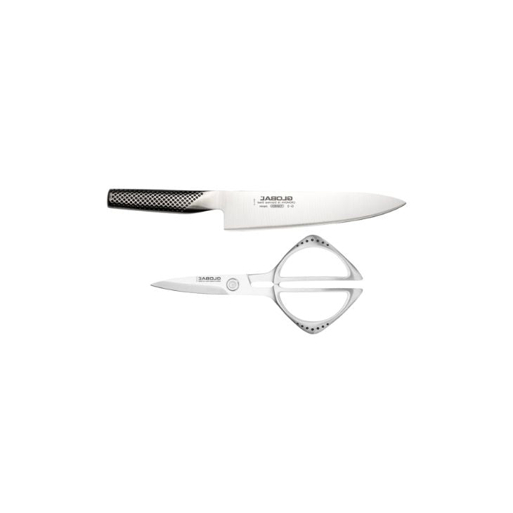 Global 2 Pices Knife & Shear Set (G2 & GK210)