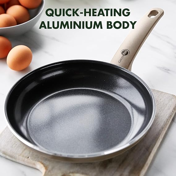 Greenpan Cambridge Quartz Grey 20Cm Deep Frying Pan