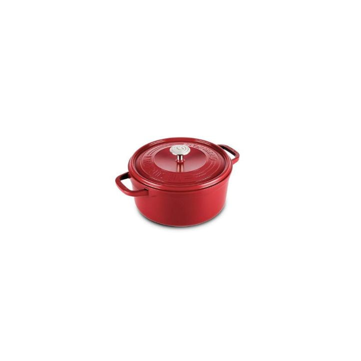 Greenpan Featherweights 24cm Casserole with Lid- Scarlet Red 