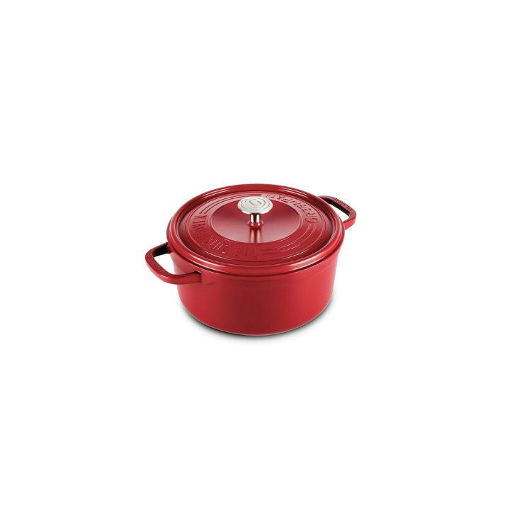 Greenpan Featherweights 26cm Casserole with Lid- Scarlet Red