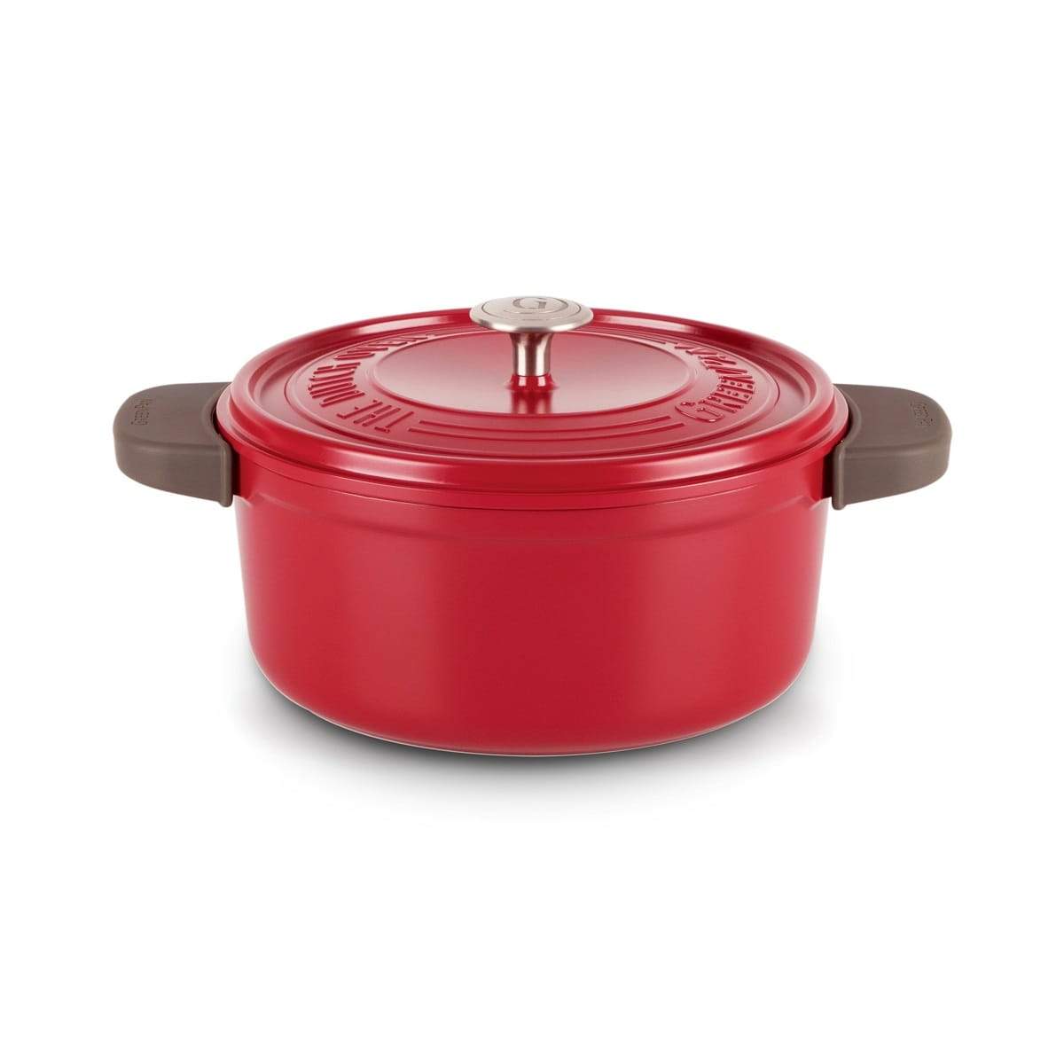 Greenpan Featherweights 28cm Casserole with Lid- Scarlet Red