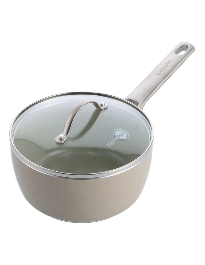 Greenpan Padova 18cm SaucePan- Taupe