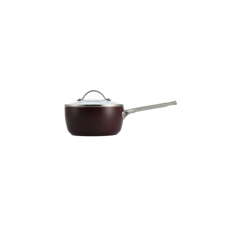 Greenpan Padova 18cm Saucepan-Chocolate Truffle