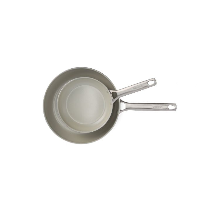 Greenpan Padova 20cm + 28cm Frying Pan- Chocolate Truffle