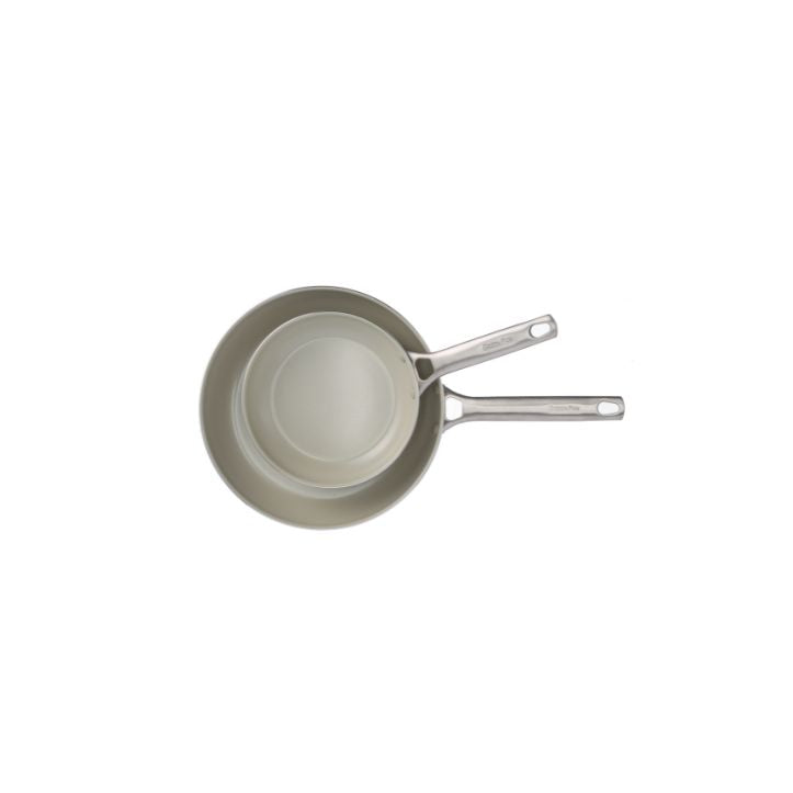 Greenpan Padova 20cm + 28cm Frying Pan- Taupe