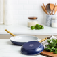 Greenpan Padova 26cm Frying Pan- Blue with gold