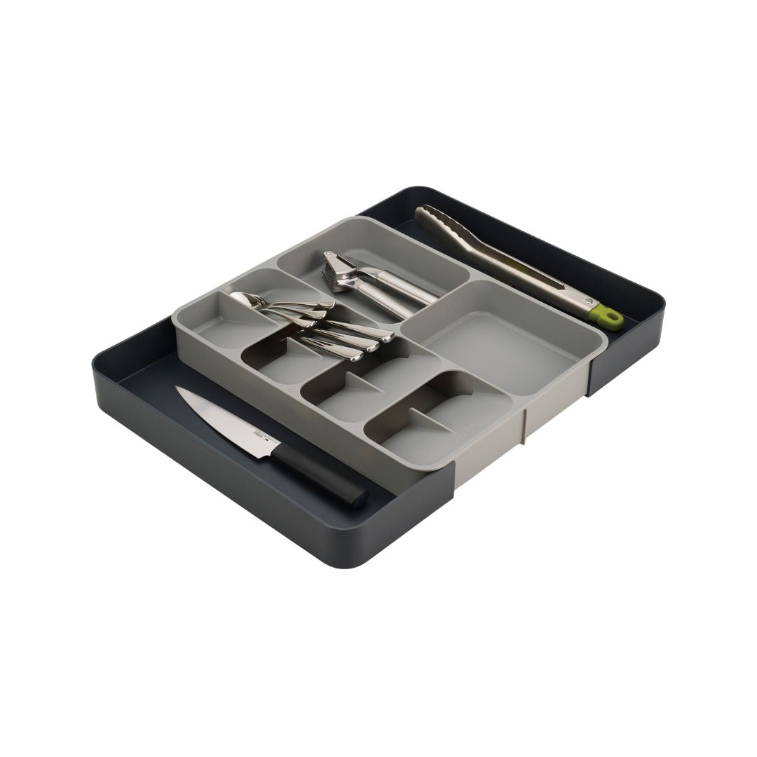 Joseph Joseph DrawerStore™ Grey Expanding Cutlery, Utensil & Gadgets Organiser