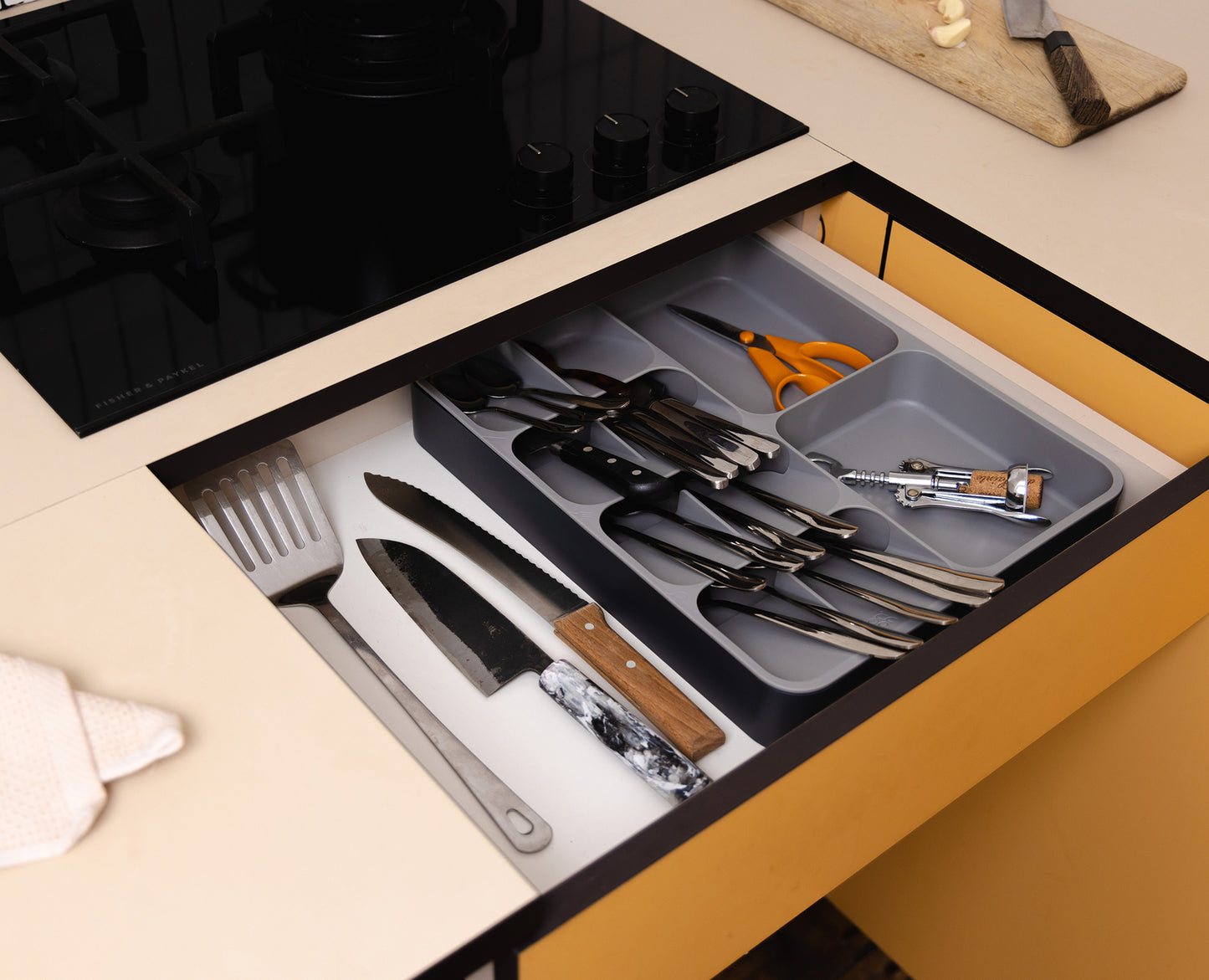 Joseph Joseph DrawerStore™ Grey Expanding Cutlery, Utensil & Gadgets Organiser