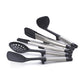 Joseph Joseph Elevate™ Fusion 5-piece Stainless-steel Utensil Set with Compact Stand