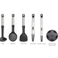 Joseph Joseph Elevate™ Fusion 5-piece Stainless-steel Utensil Set with Compact Stand