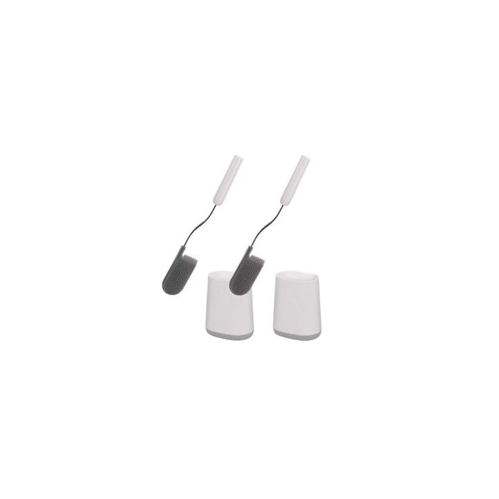 Joseph Joseph Flex Lite Toilet Brush 2-Pack (Grey)