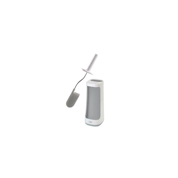 Joseph Joseph Flex Plus Toilet Brush with Storage Caddy (Grey)