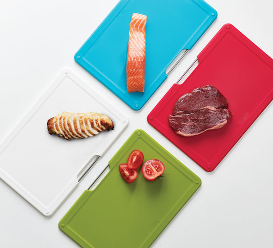 Joseph Joseph Folio 4 Piece Chopping Board Set (Arctic-Regular)