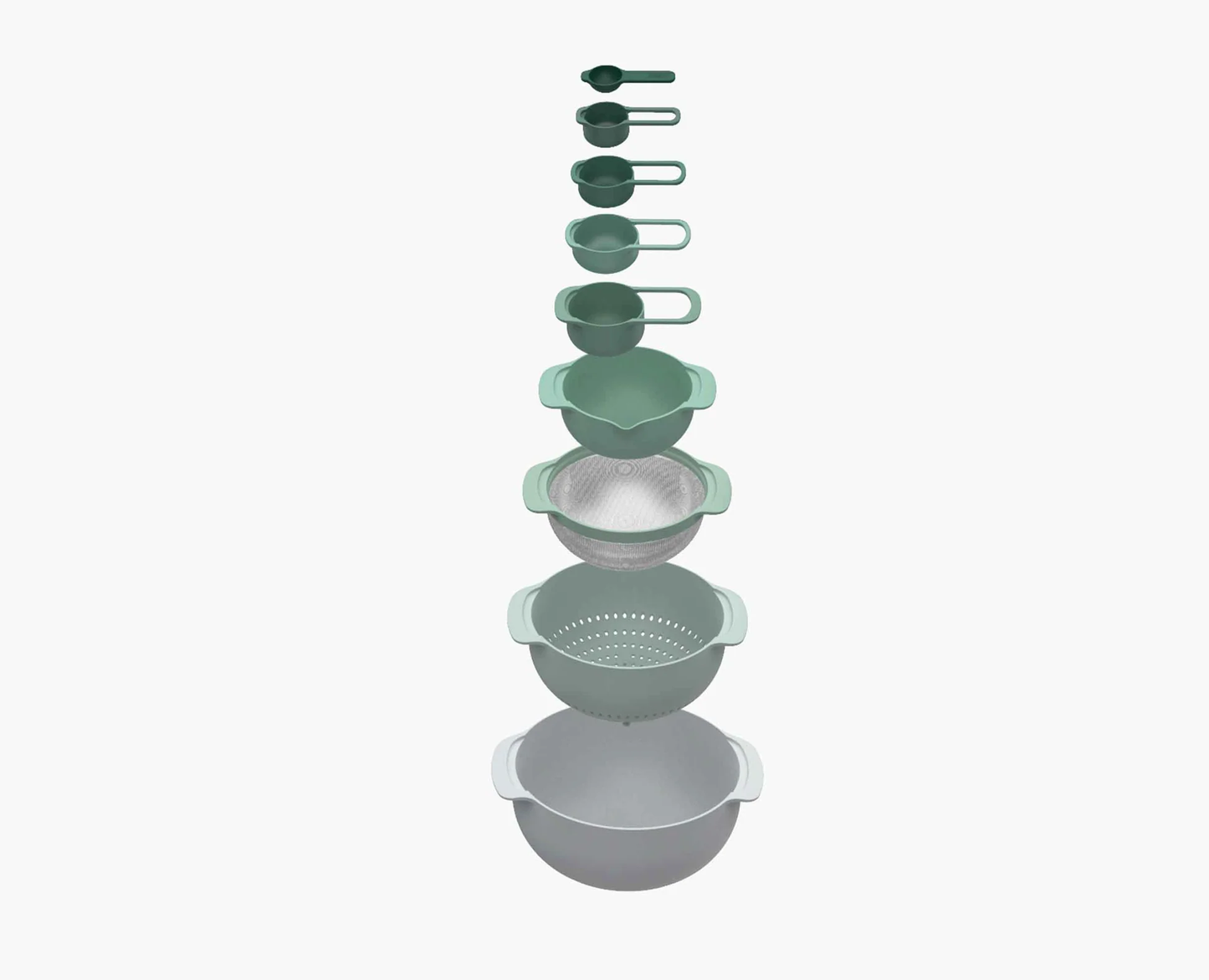 Joseph Joseph Nest Plus 9 Plus Bowl Food Preparation Set (Sage Editions) 2