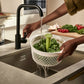 Joseph Joseph Spindola™ Green In-sink Salad-spinning Colander