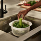 Joseph Joseph Spindola™ Green In-sink Salad-spinning Colander