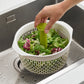 Joseph Joseph Spindola™ Green In-sink Salad-spinning Colander