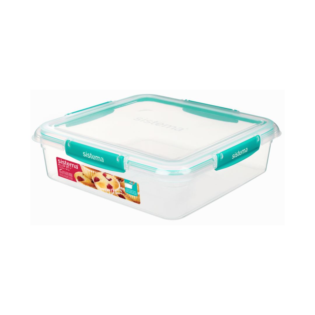 SISTEMA KLIP IT PLUS MINTY TEAL 3.5L SQUARE