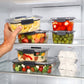 Sistema Brilliance 8 Piece Food Storage Set with Lids, Plastic