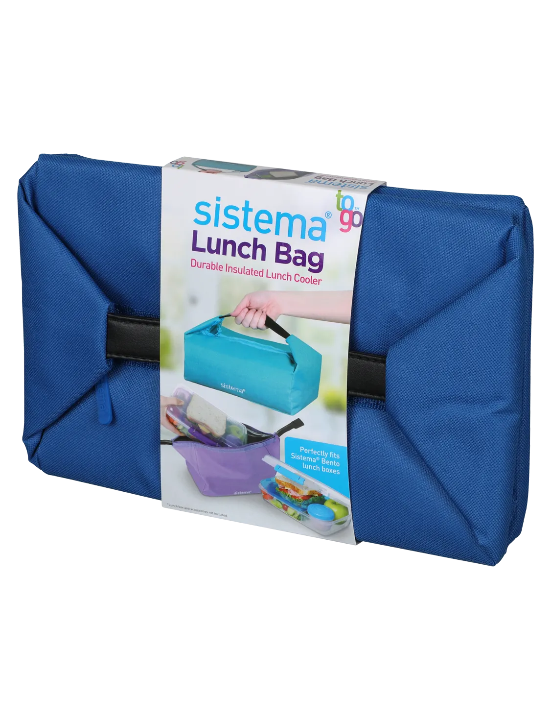 Sistema To Go Bento Lunch Bag- blue