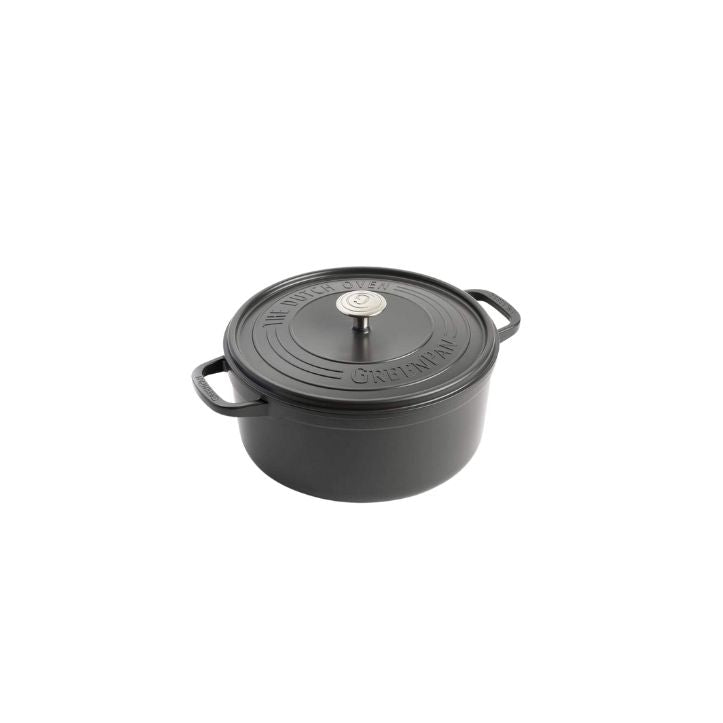 Greenpan Featherweights 22cm Casserole with Lid-Browny Black